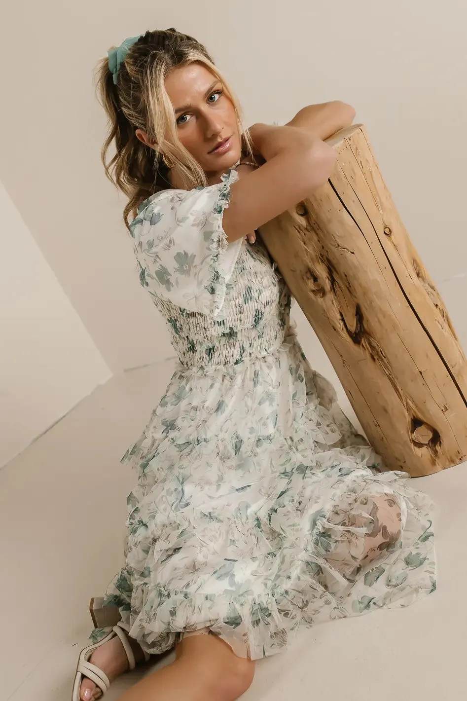 She Gets The Flowers Midi Dress - FINAL SALE sold by bohme product image thumbnail 3