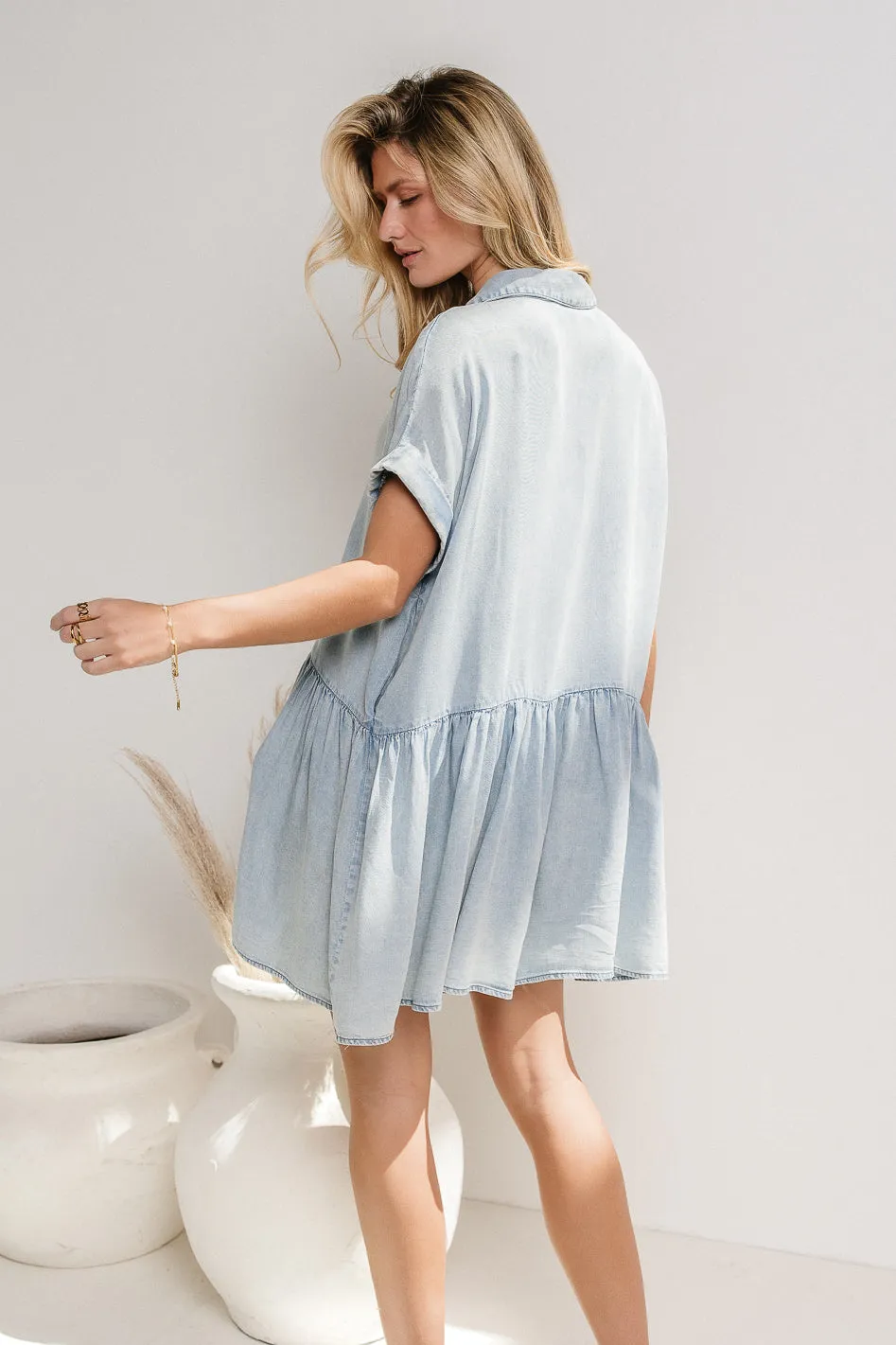 Buttoned Mini Dress - FINAL SALE sold by bohme product image thumbnail 2