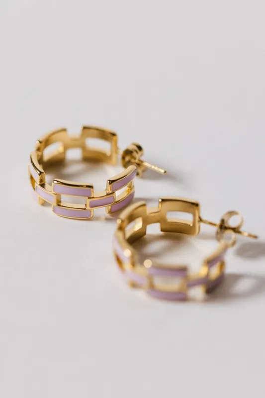 Aylin Earrings in Lavender - FINAL SALE sold by bohme
