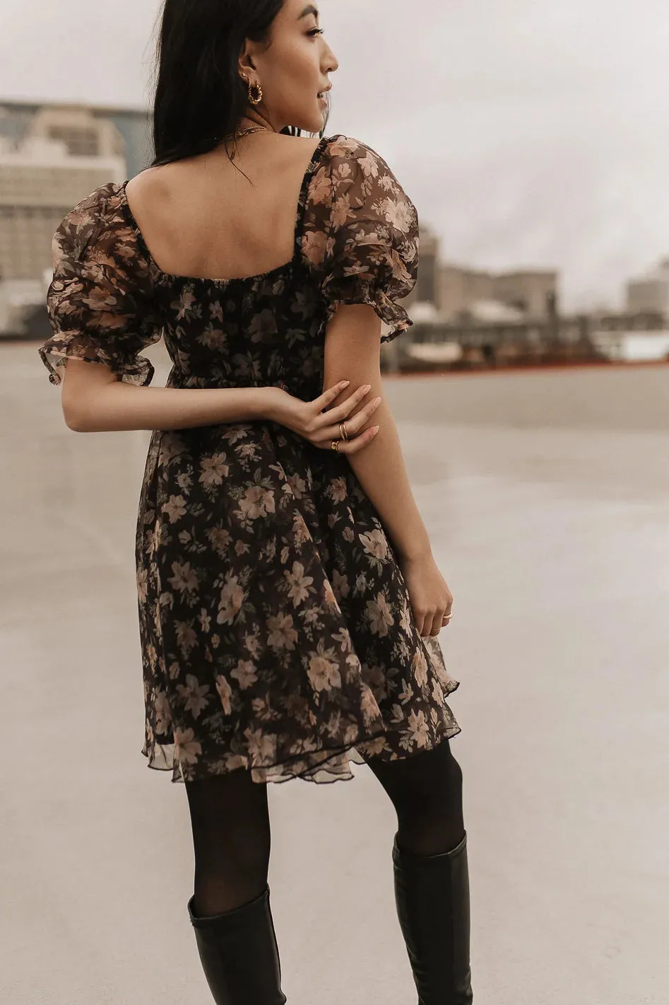 Marcella Floral Mini Dress - FINAL SALE sold by bohme product image thumbnail 4