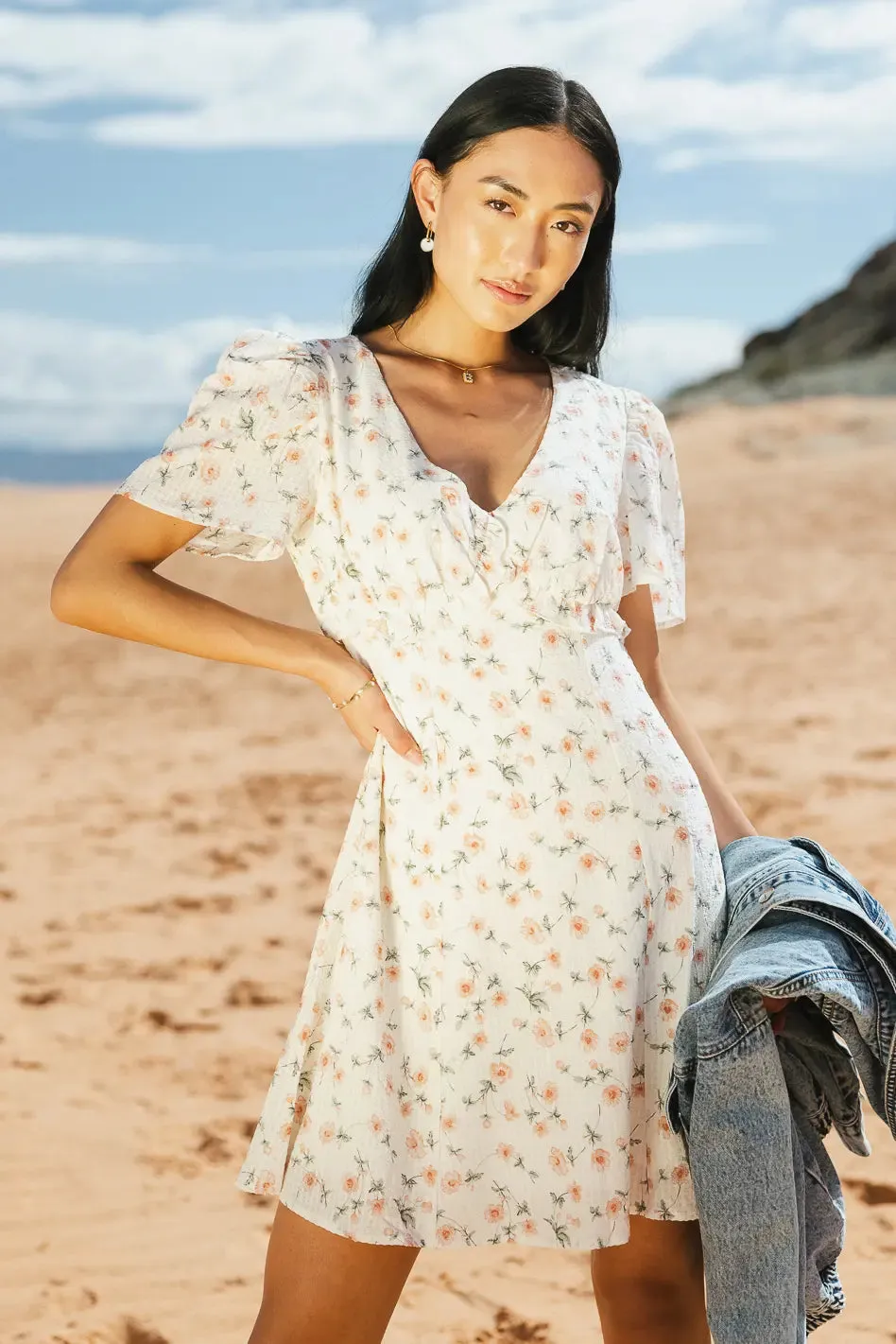 Novalie Floral Mini Dress sold by bohme product image thumbnail 3