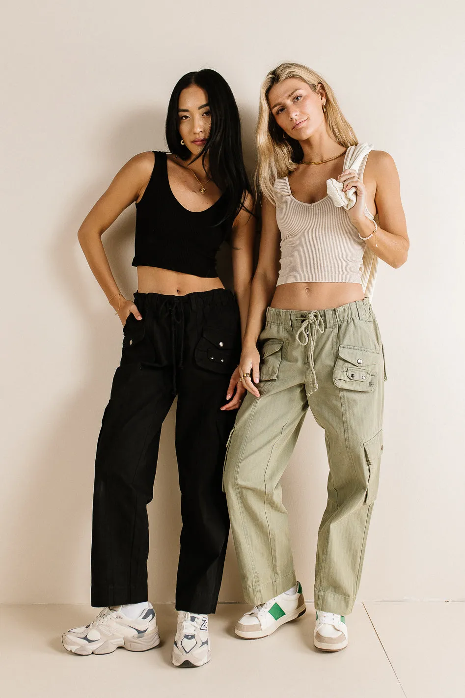 Hailey Cargo Pants in Olive - FINAL SALE sold by bohme product image thumbnail 3