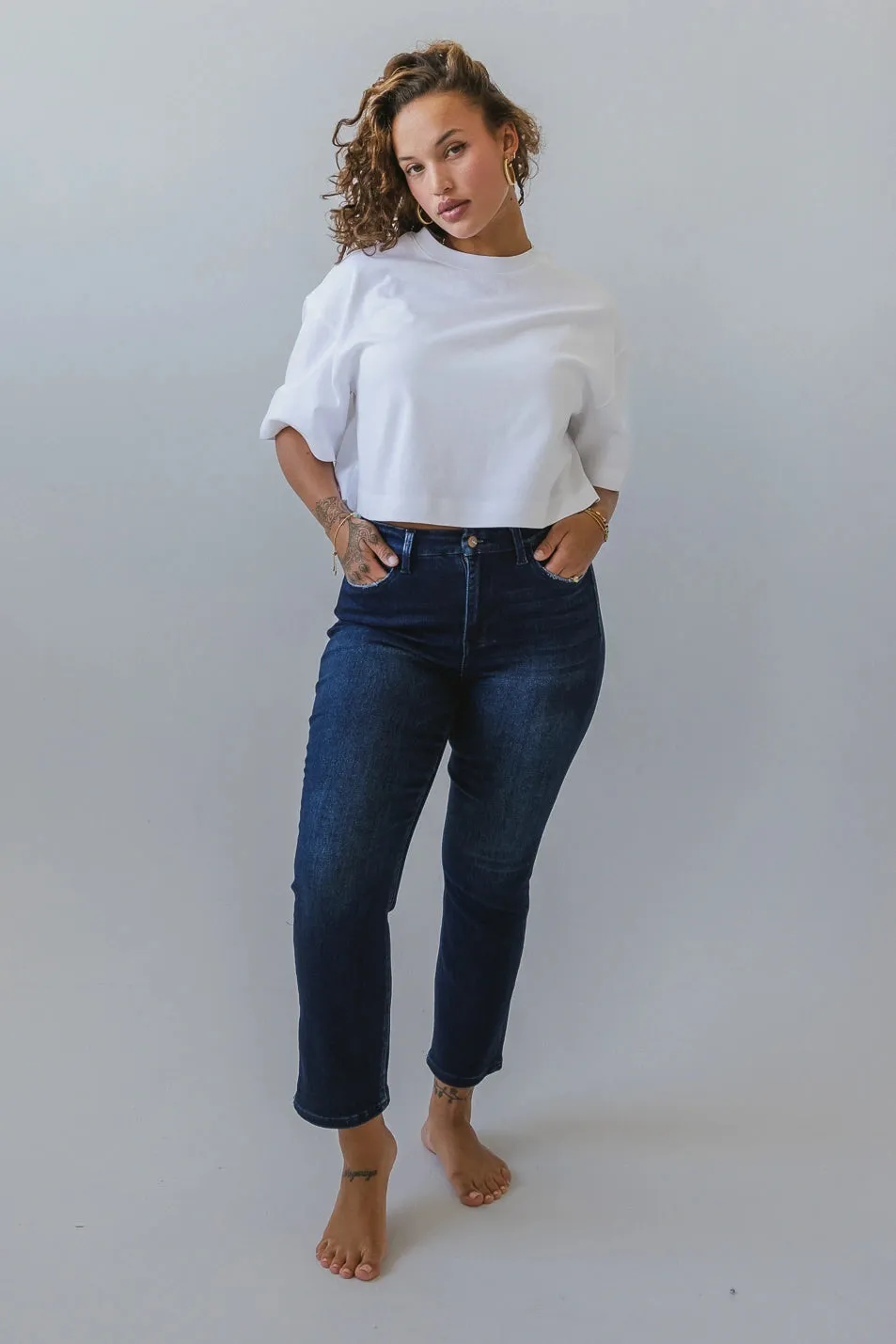 Maria Slim Straight Leg Jeans - FINAL SALE sold by bohme product image thumbnail 3
