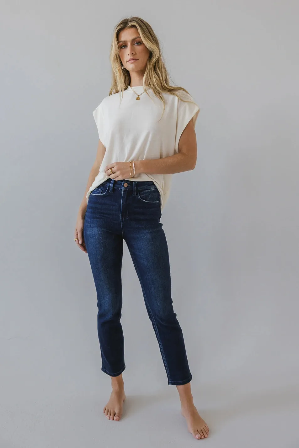 Maria Slim Straight Leg Jeans - FINAL SALE sold by bohme