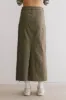 Rylie Denim Maxi Skirt in Olive - FINAL SALE sold by bohme