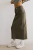 Rylie Denim Maxi Skirt in Olive - FINAL SALE sold by bohme