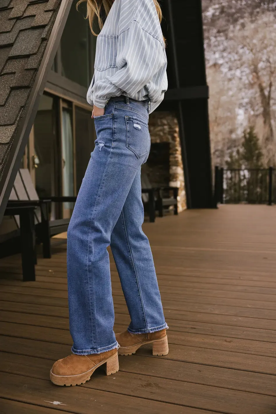 Harlowe Straight Leg Jeans - FINAL SALE sold by bohme product image thumbnail 2