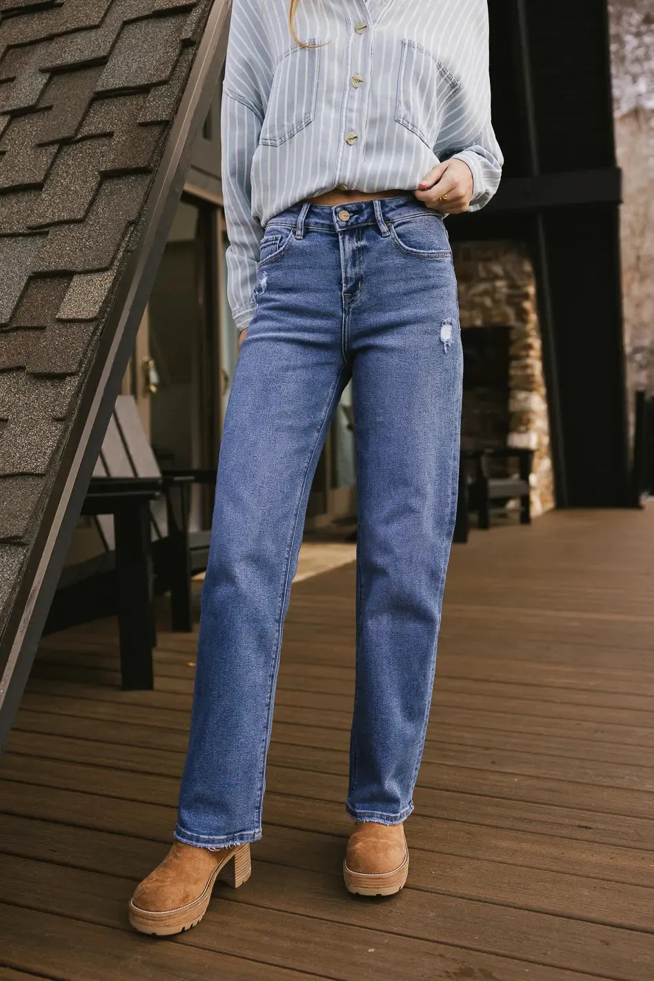 Harlowe Straight Leg Jeans - FINAL SALE sold by bohme