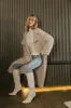 Emily Long Cardigan in Beige sold by bohme