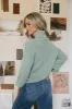 Shea Turtleneck Sweater in Green - FINAL SALE sold by bohme