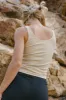 Sena Ribbed Tank in Nude sold by bohme