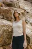 Sena Ribbed Tank in Nude sold by bohme