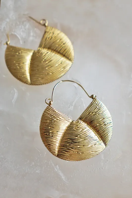 Emily Earrings in Gold - Tarnish Free sold by bohme