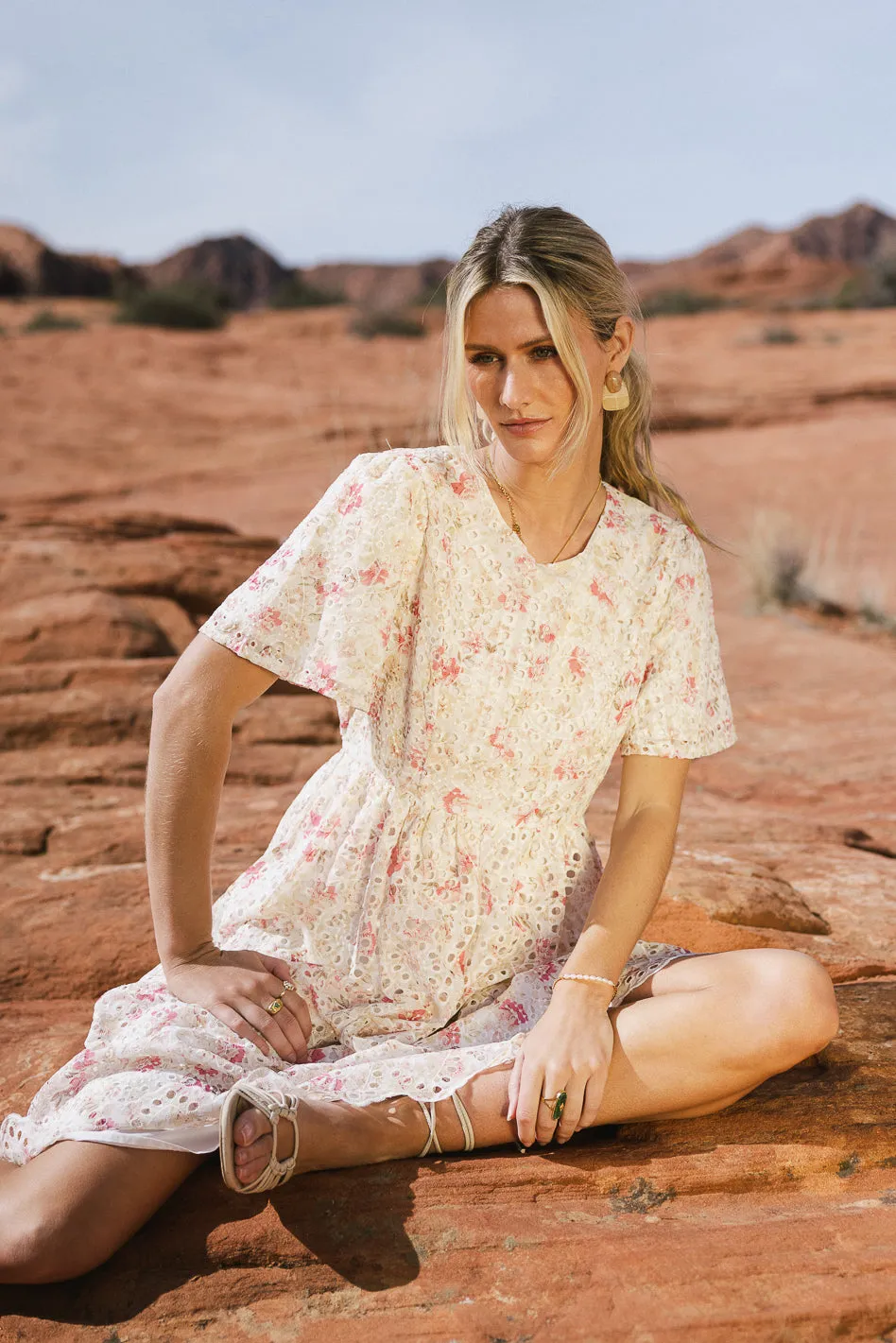 Renee Eyelet Lace Dress sold by bohme product image thumbnail 2