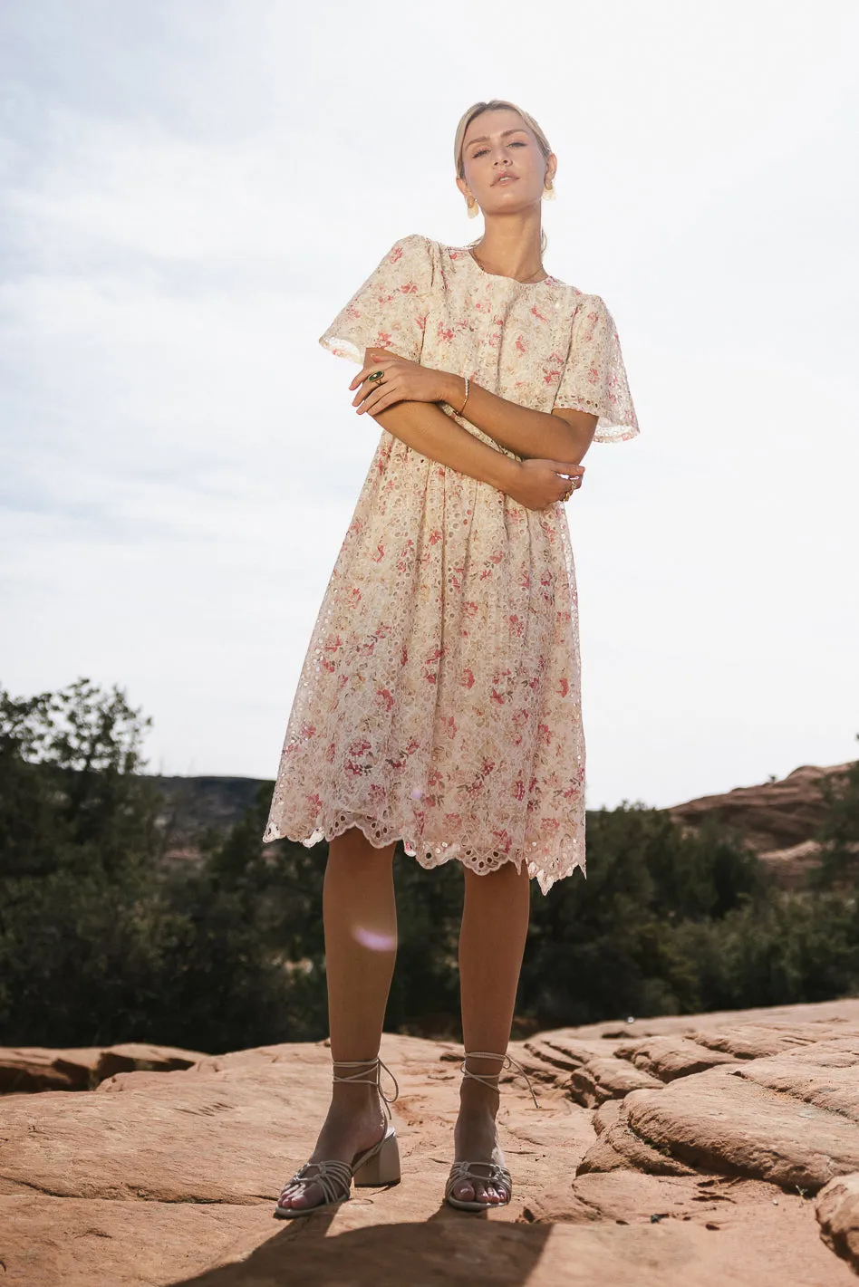 Renee Eyelet Lace Dress sold by bohme product image thumbnail 5