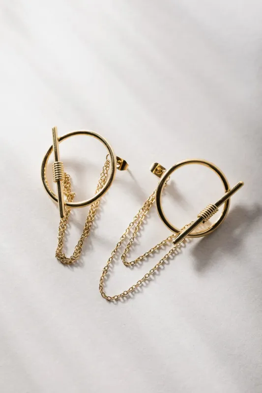 Quinn Earrings - Tarnish Free sold by bohme