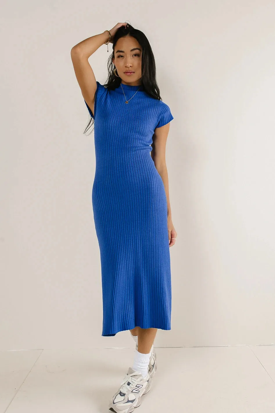 Kimi Bodycon Dress in Blue - FINAL SALE sold by bohme product image thumbnail 5