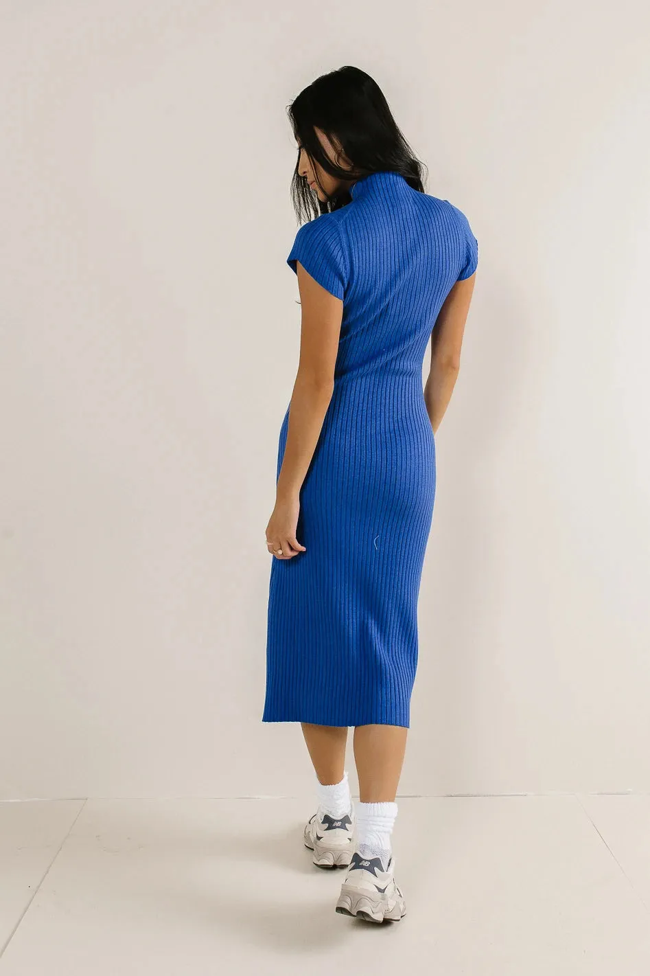 Kimi Bodycon Dress in Blue - FINAL SALE sold by bohme product image thumbnail 3