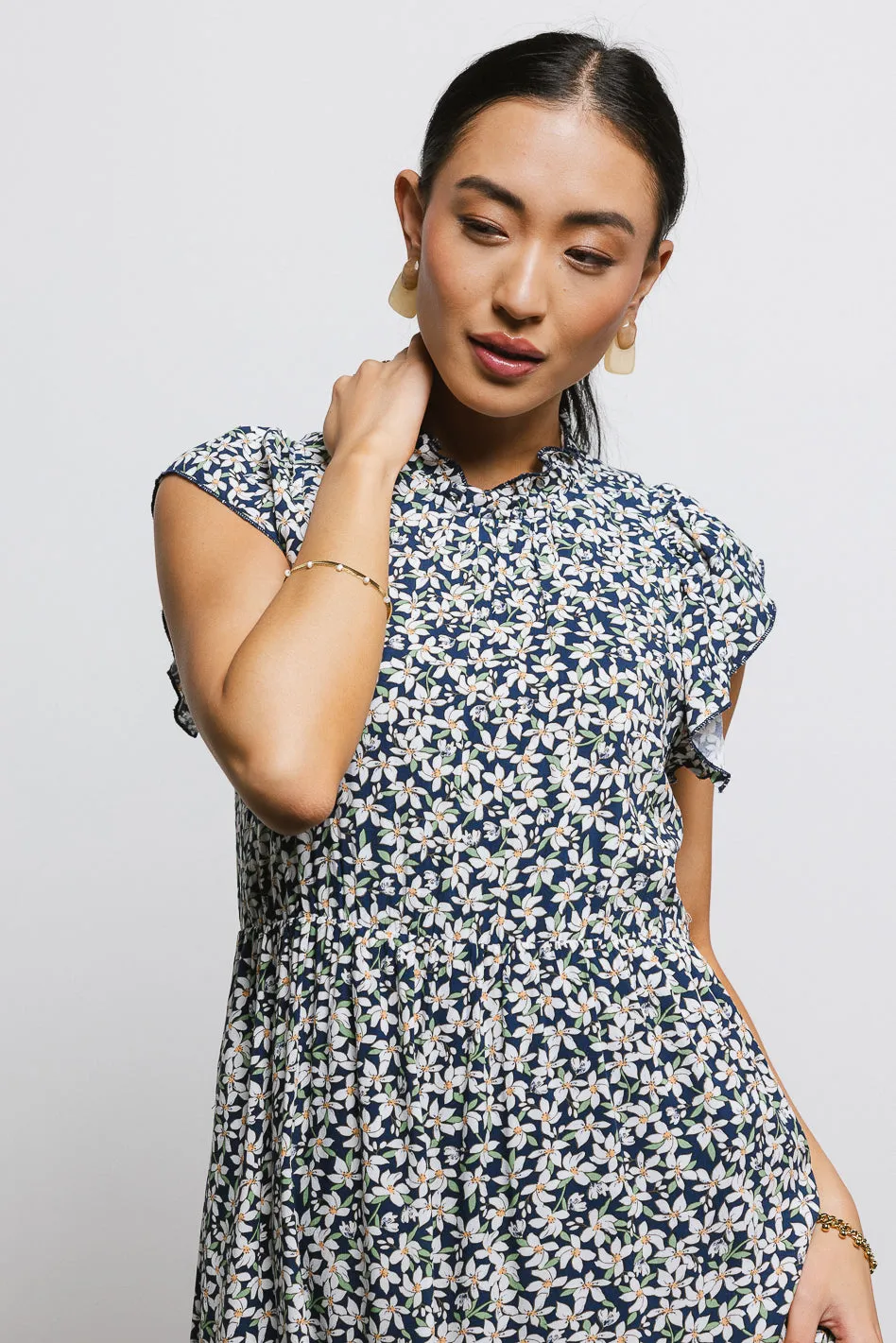 Sabyn Floral Dress in Navy - FINAL SALE sold by bohme product image thumbnail 5
