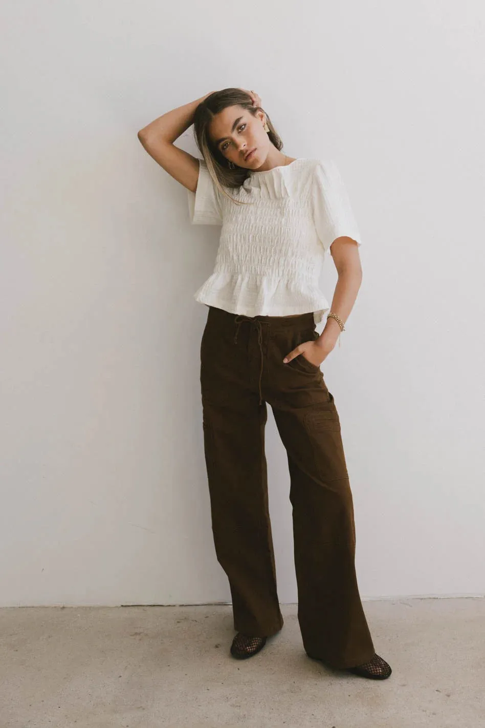 Tandry Cargo Pants in Brown - FINAL SALE sold by bohme product image thumbnail 2