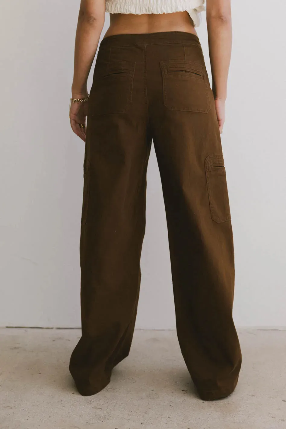 Tandry Cargo Pants in Brown - FINAL SALE sold by bohme product image thumbnail 4