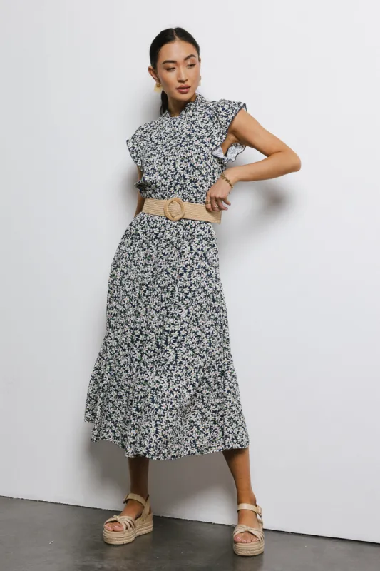 Sabyn Floral Dress in Navy - FINAL SALE sold by bohme