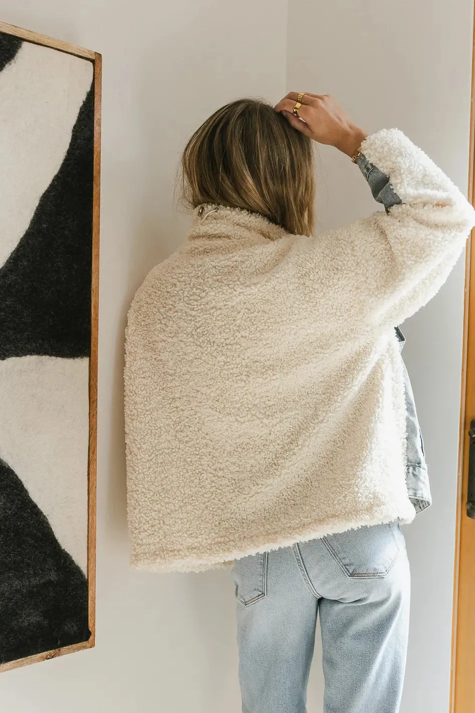 BlankNYC Denim Sherpa Jacket sold by bohme product image thumbnail 5