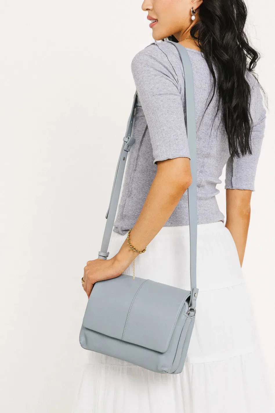Larkin Crossbody Bag in Blue - FINAL SALE sold by bohme product image thumbnail 2