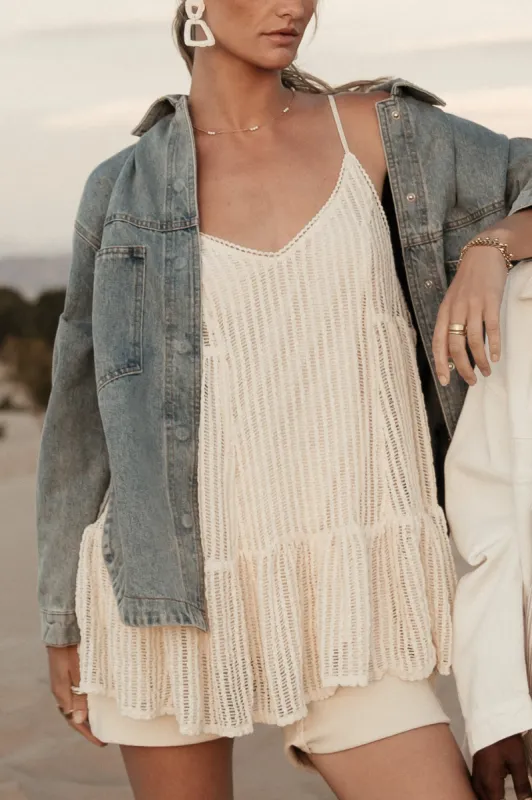 Fiona Crocheted Mini Dress - FINAL SALE sold by bohme