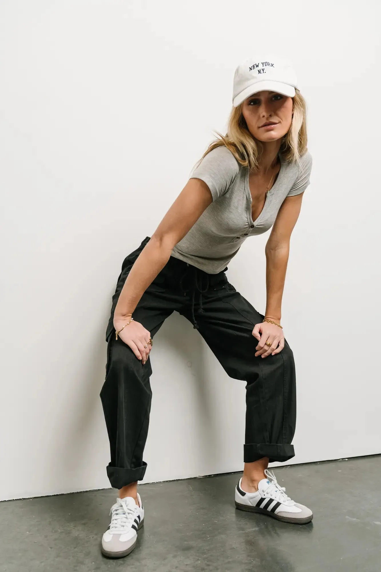 Hailey Cargo Pants in Black - FINAL SALE sold by bohme product image thumbnail 3