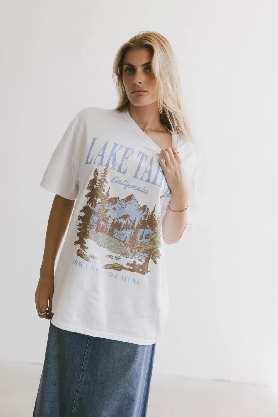 Lake Tahoe Graphic Tee - FINAL SALE sold by bohme product image thumbnail 4