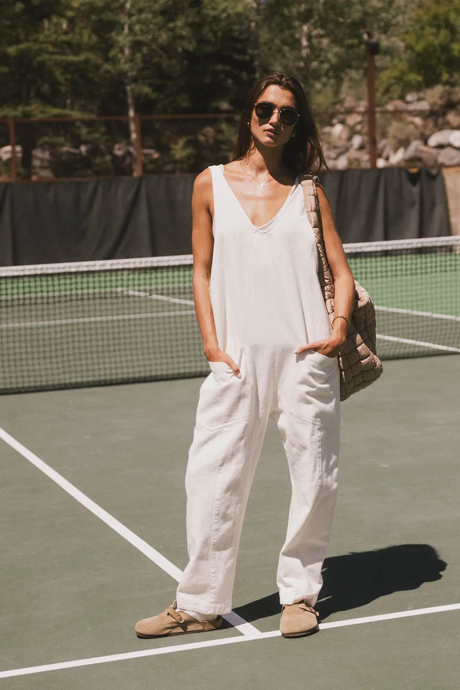 Marie Jumpsuit in Cream - FINAL SALE sold by bohme