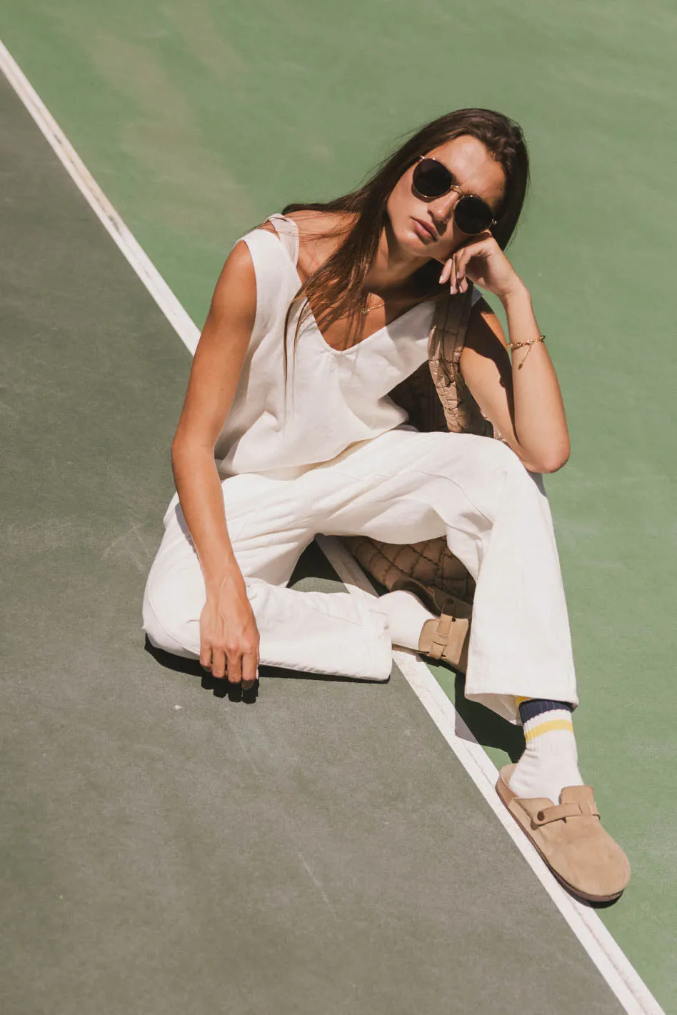 Marie Jumpsuit in Cream - FINAL SALE sold by bohme product image thumbnail 4