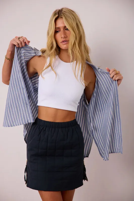 Elora Striped Button Up - FINAL SALE sold by bohme