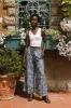 Tallulah Floral Pants in Blue - FINAL SALE sold by bohme