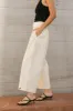 Elke Button Slacks in Natural - FINAL SALE sold by bohme