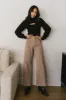 Cut Out Turtleneck Sweater in Black - FINAL SALE sold by bohme