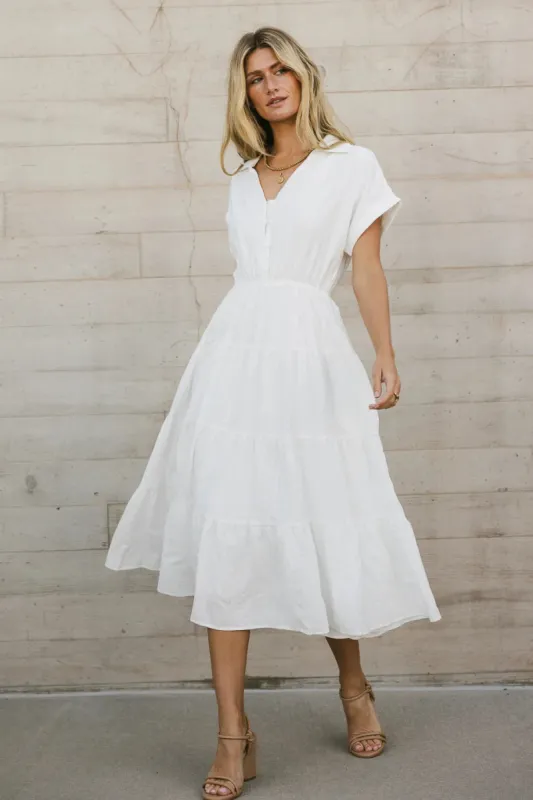 Nadira Tiered Midi Dress - FINAL SALE sold by bohme