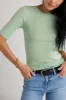 Lorie Sweater Top in Sage - FINAL SALE sold by bohme