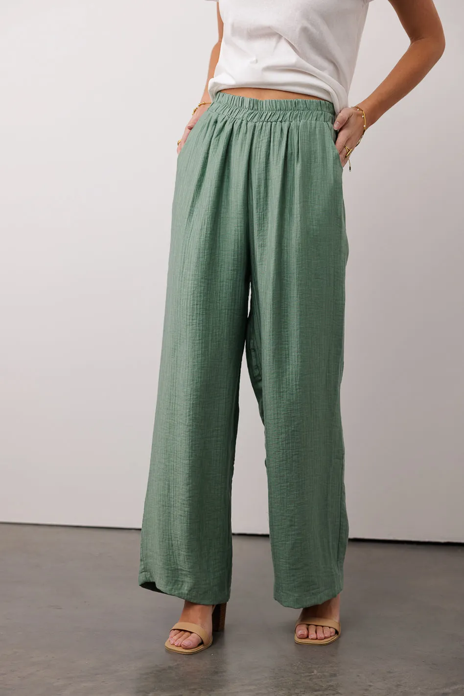 Jennilyn Pants in Sage - FINAL SALE sold by bohme product image thumbnail 3