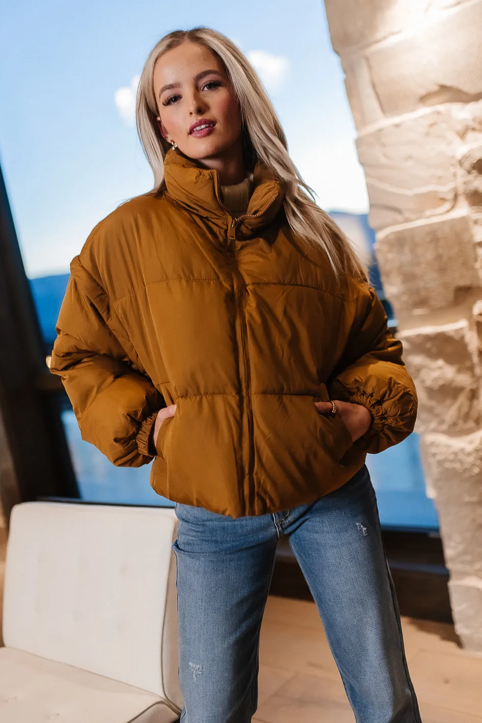 Kai Detachable Sleeve Jacket in Brown - FINAL SALE sold by bohme product image thumbnail 2