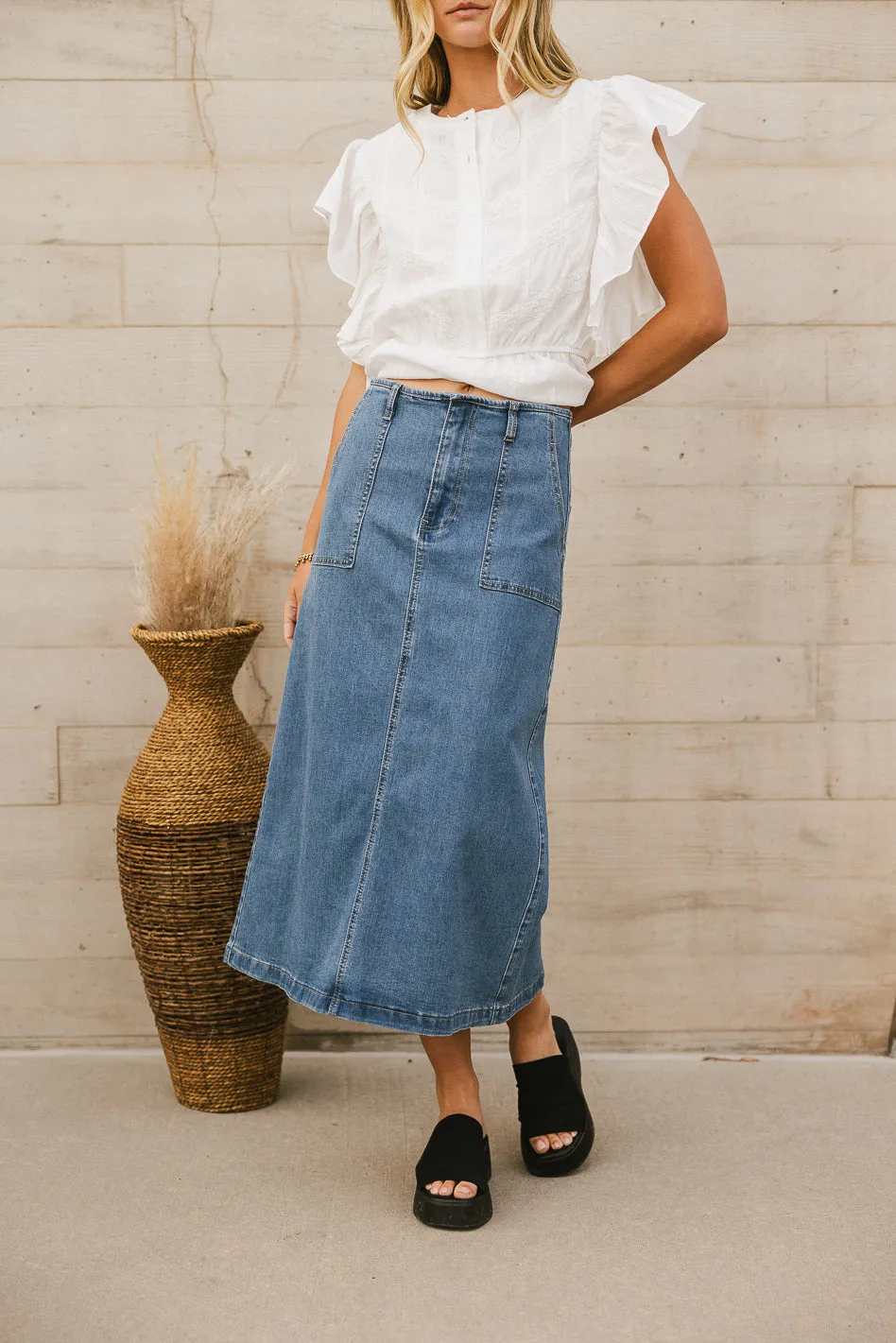 Marina Denim Skirt - FINAL SALE sold by bohme