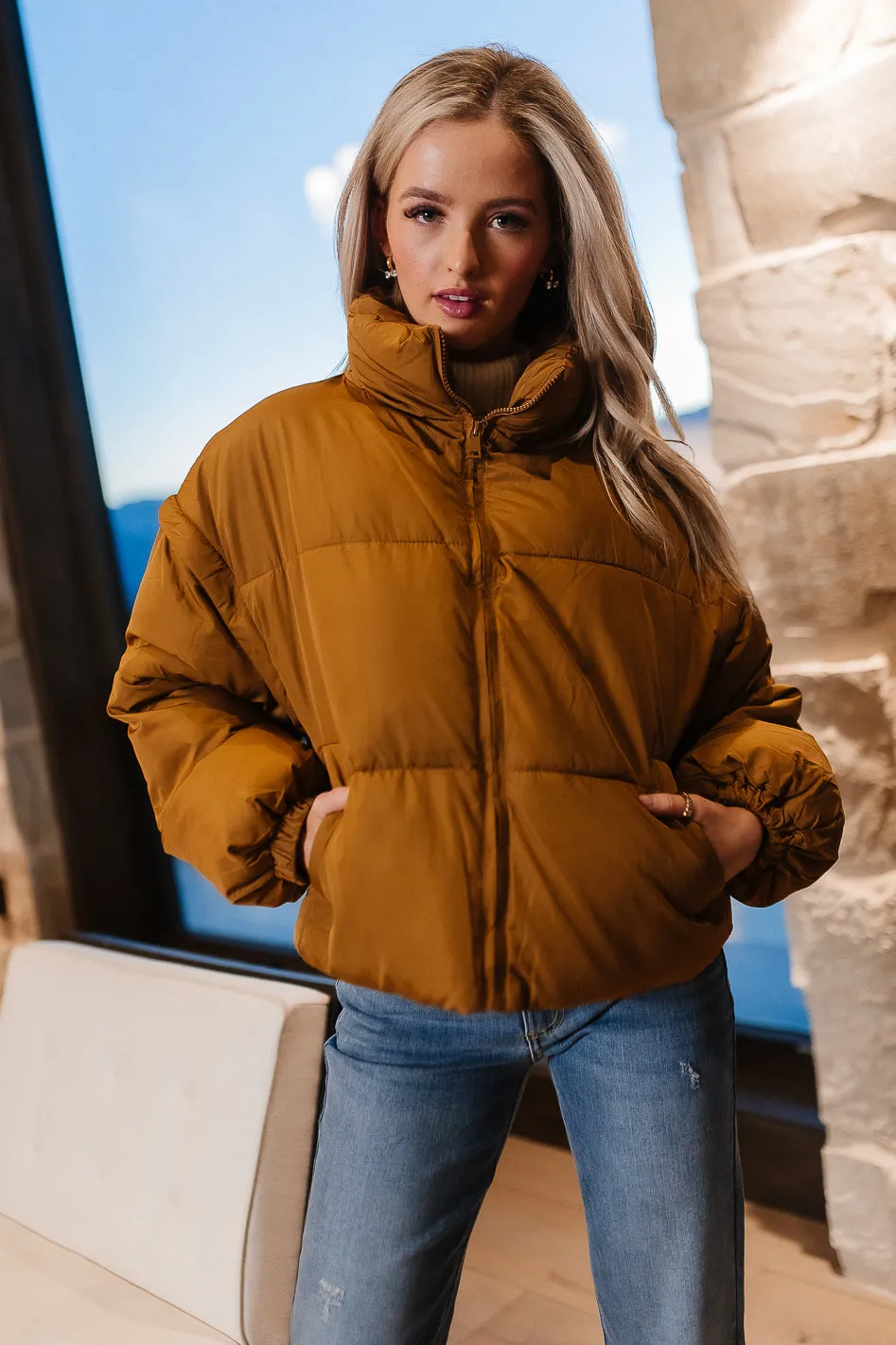 Kai Detachable Sleeve Jacket in Brown - FINAL SALE sold by bohme product image thumbnail 5