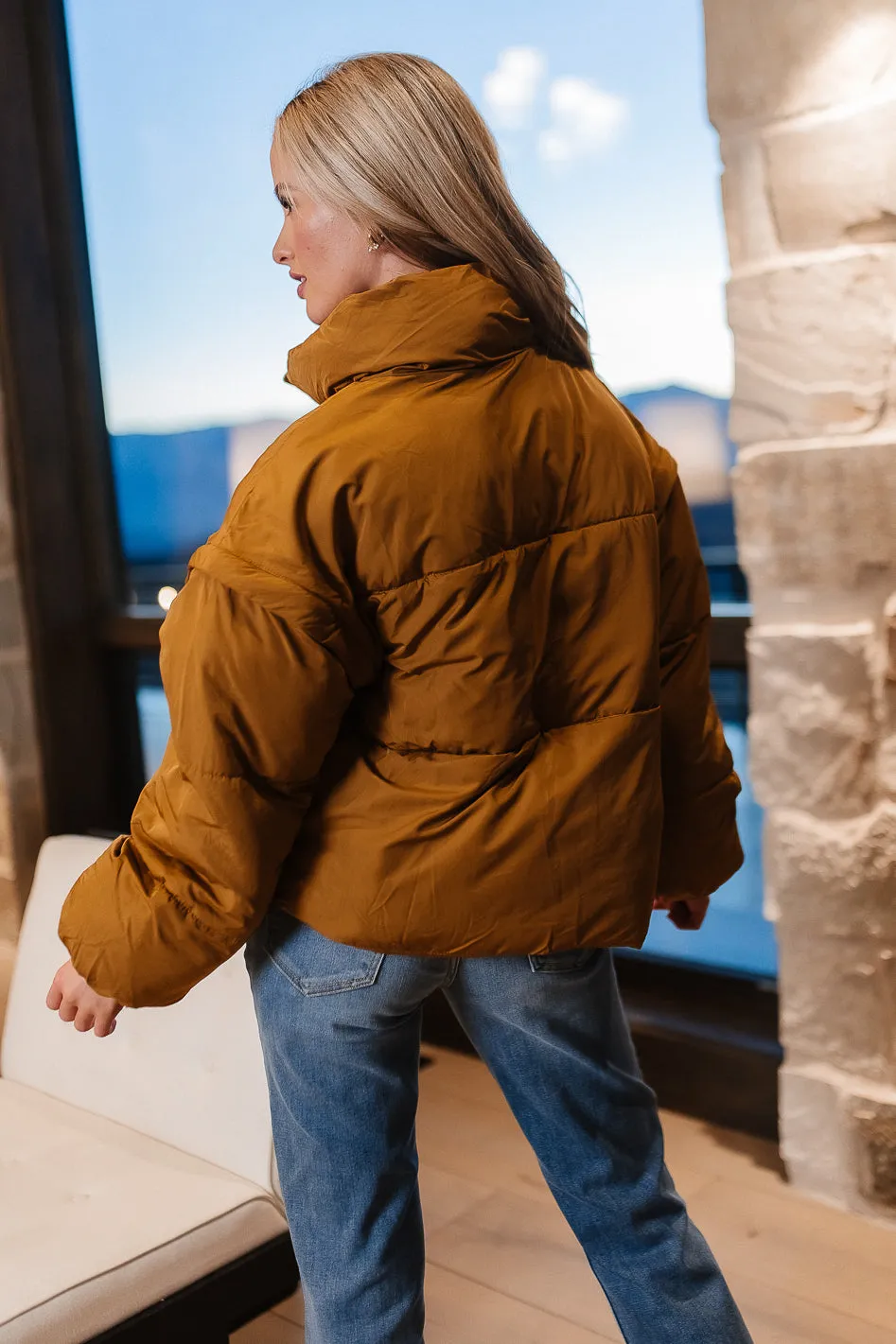 Kai Detachable Sleeve Jacket in Brown - FINAL SALE sold by bohme product image thumbnail 4