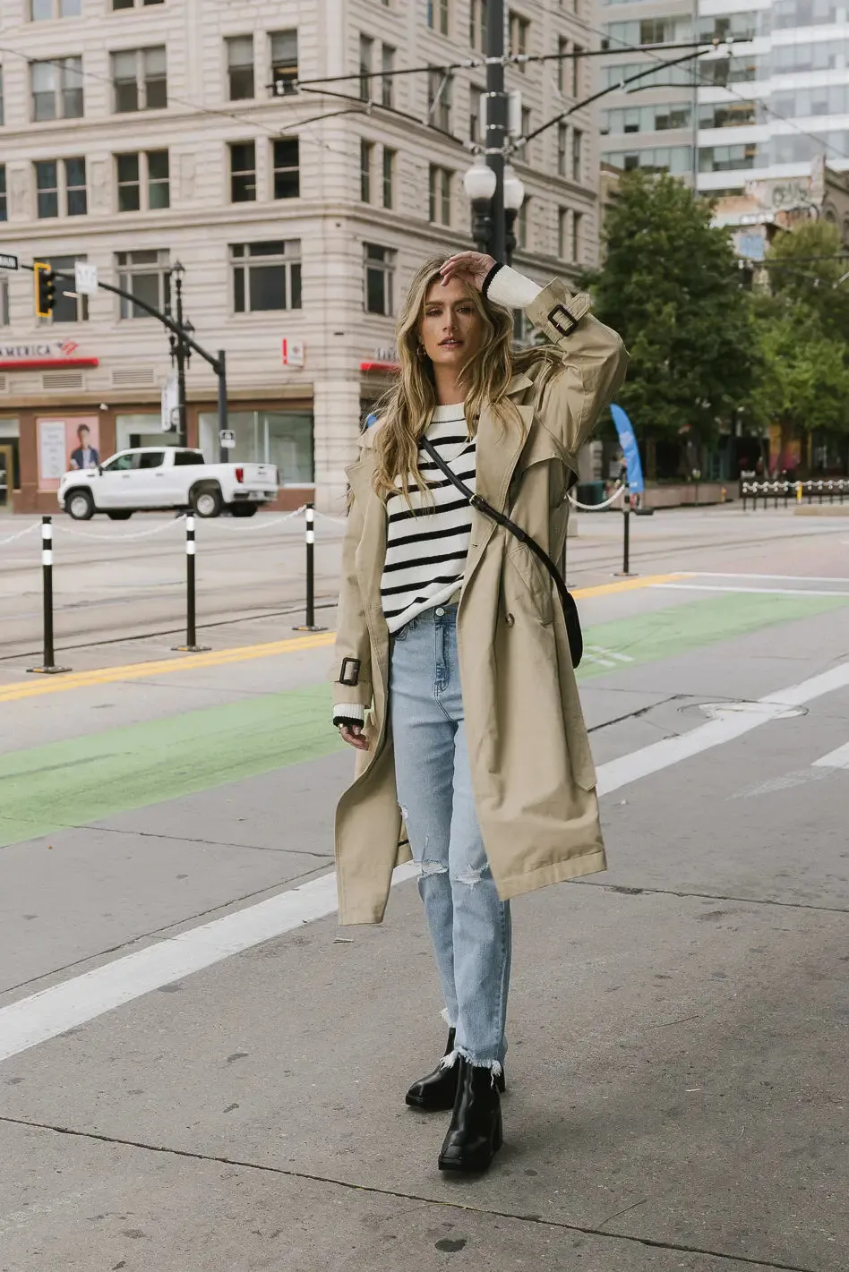 Rachel Trench Coat in Tan - FINAL SALE sold by bohme product image thumbnail 5