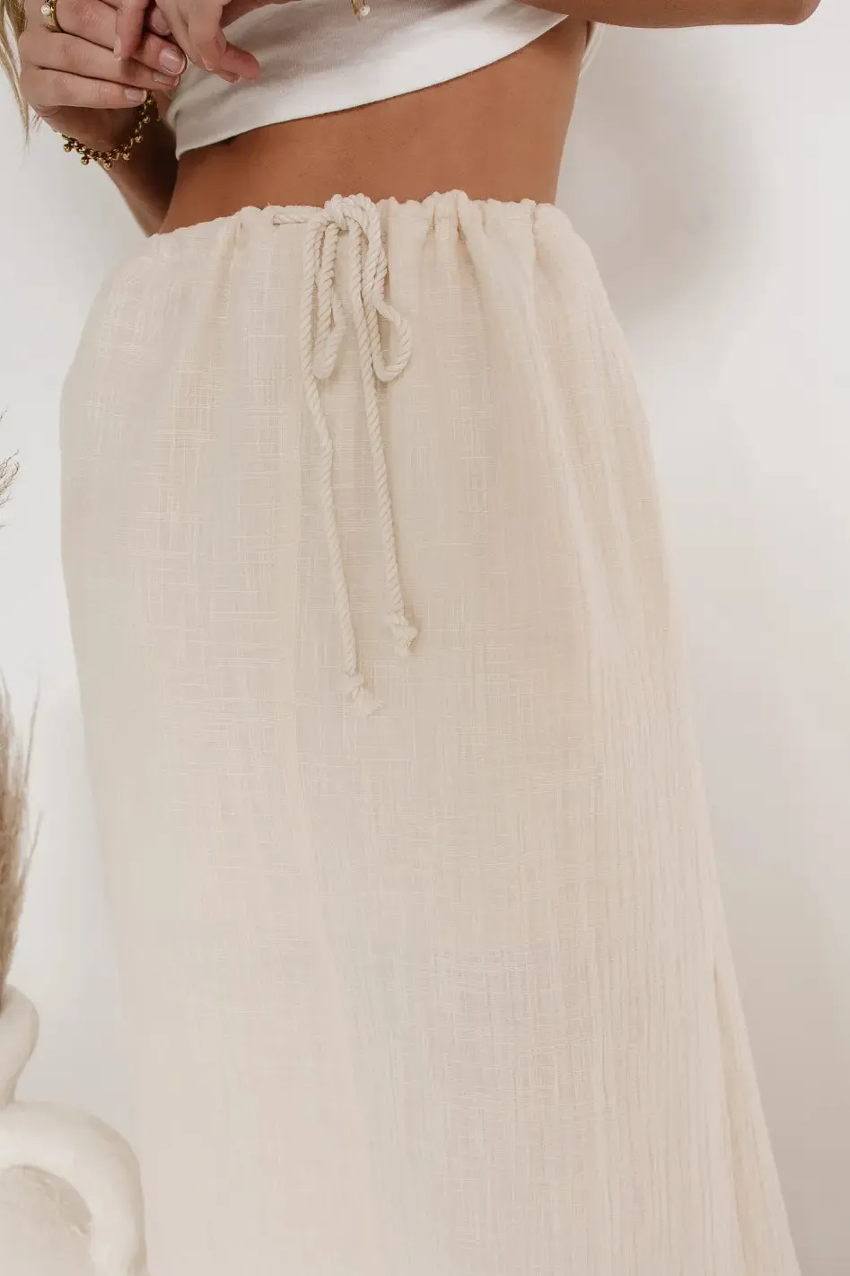 Kelilah Textured Skirt - FINAL SALE sold by bohme product image thumbnail 3