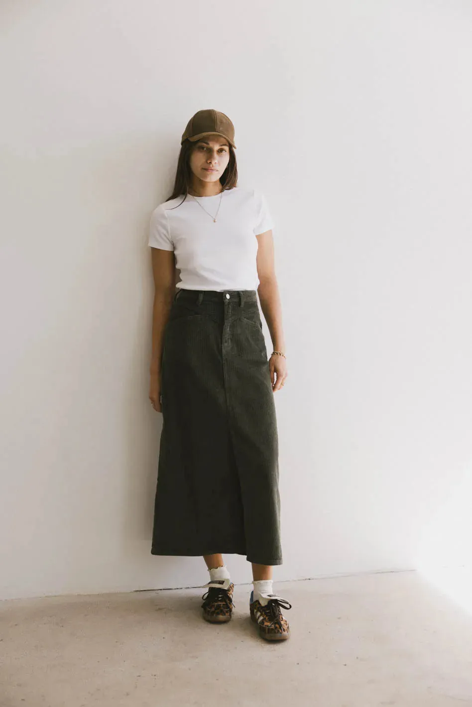 Tara Ribbed Basic Tee in White - FINAL SALE sold by bohme product image thumbnail 3