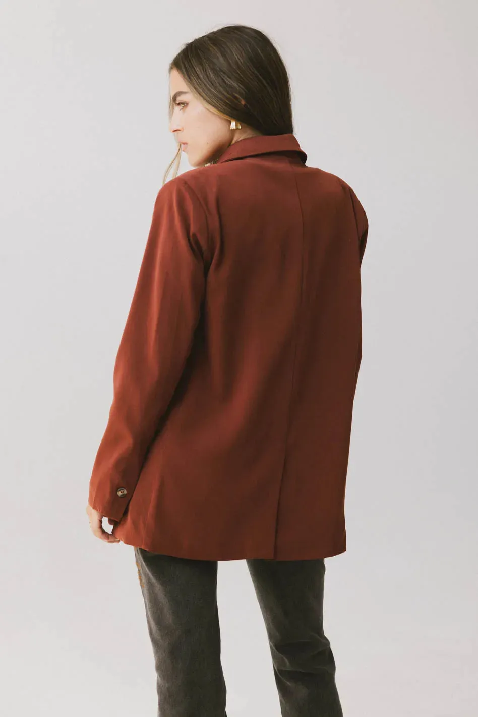 Crystal Blazer in Brick - FINAL SALE sold by bohme product image thumbnail 2