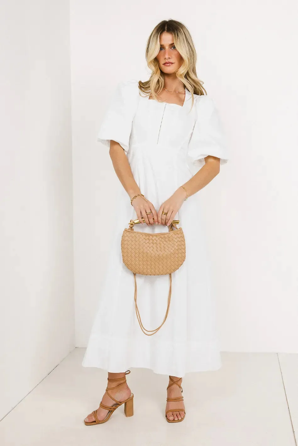 Tobias Woven Bag in Natural sold by bohme product image thumbnail 2