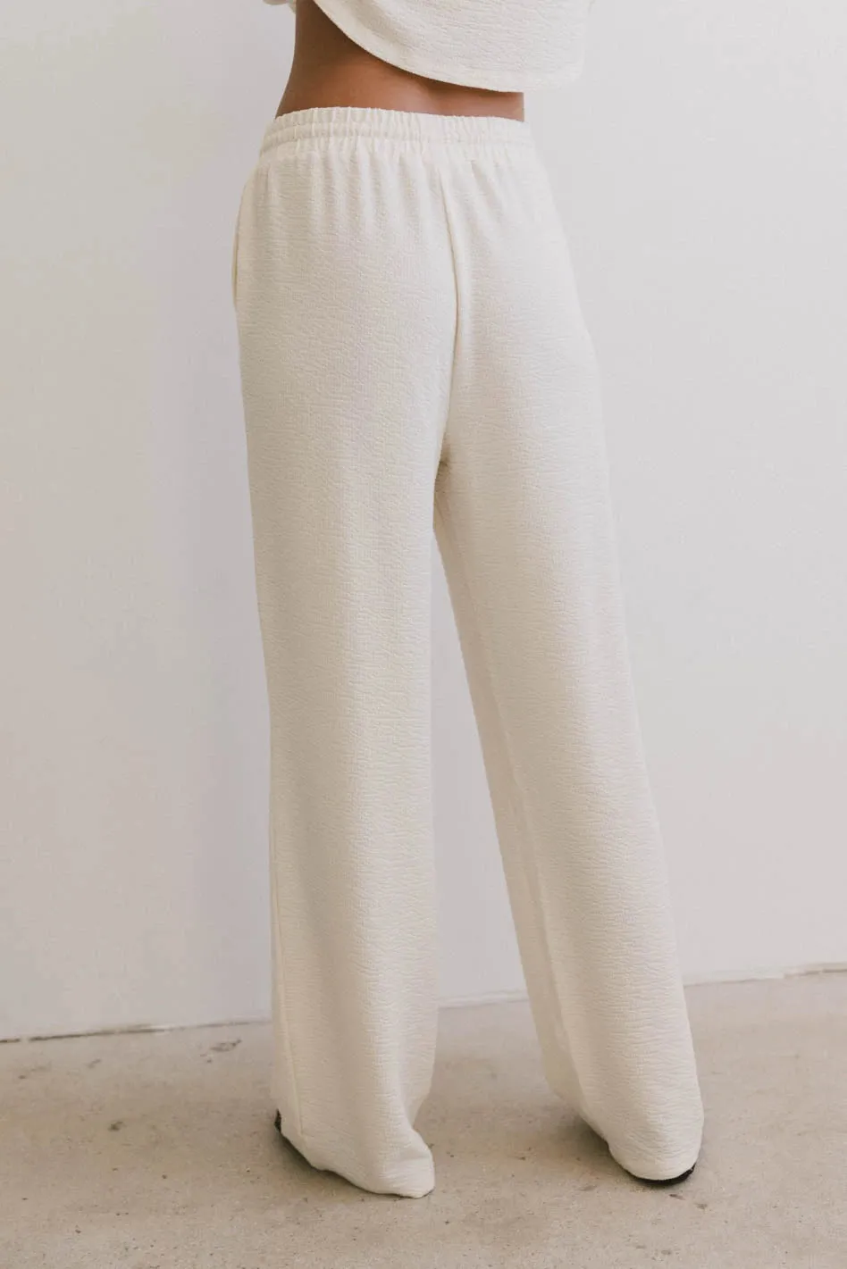Etta Wide Leg Pants in Beige - FINAL SALE sold by bohme product image thumbnail 3